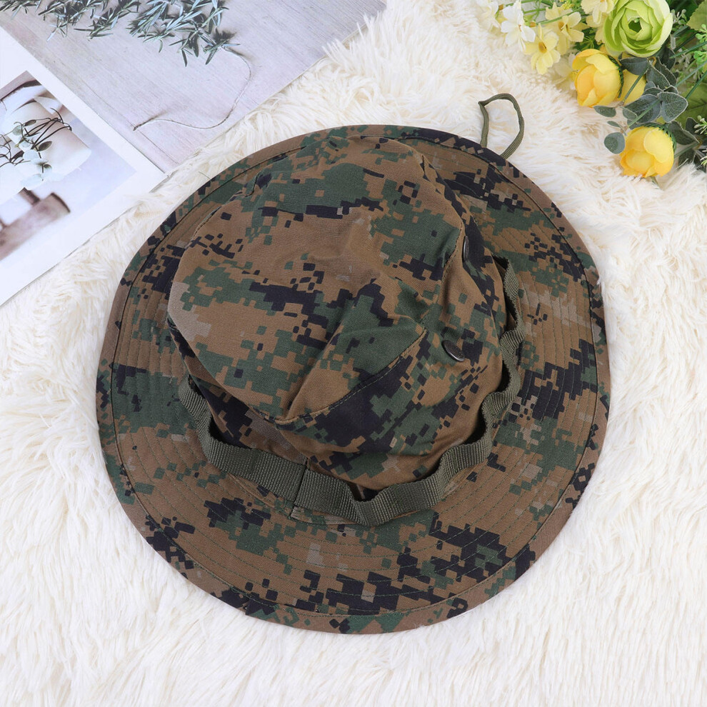 1 Szt. OkrąGłA Czapka PrzeciwsłOneczna Z Nadrukiem DżUngla-image