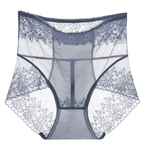 1Dames Ademend Slipje Taille Kant 1