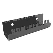 Now Playing Acrylic Vinyl Record Wall Mount Shelf Display Stand For Albums CDs Magazines Photo Albums Black
