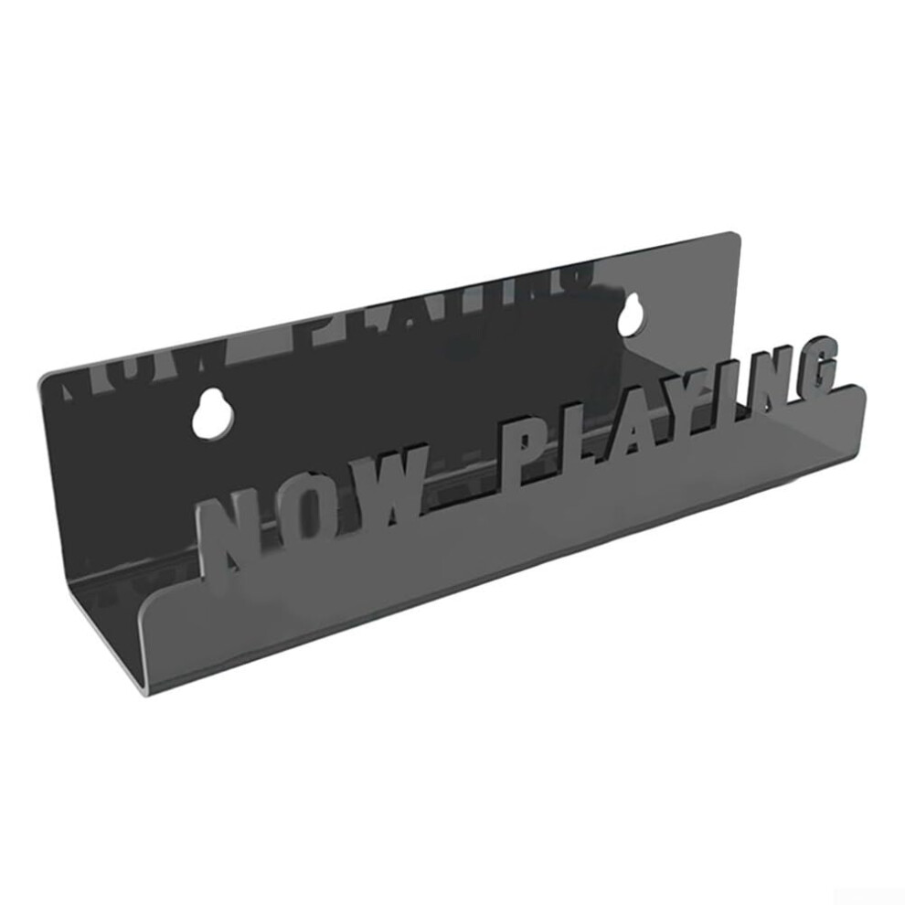 Now Playing Acrylic Vinyl Record Wall Mount Shelf Display Stand For Albums Cds Magazines Photo Albums Black 9084446526141