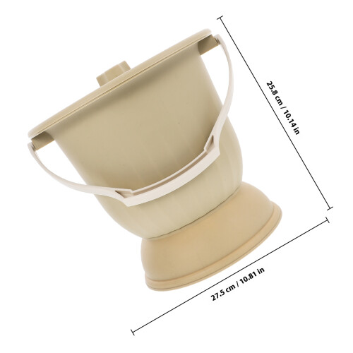 Chamber Pot Avec Couvercle Réutilisable Pour Maternité 1