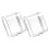 2 Pezzi Copertura Per Elettrica Bagno 1