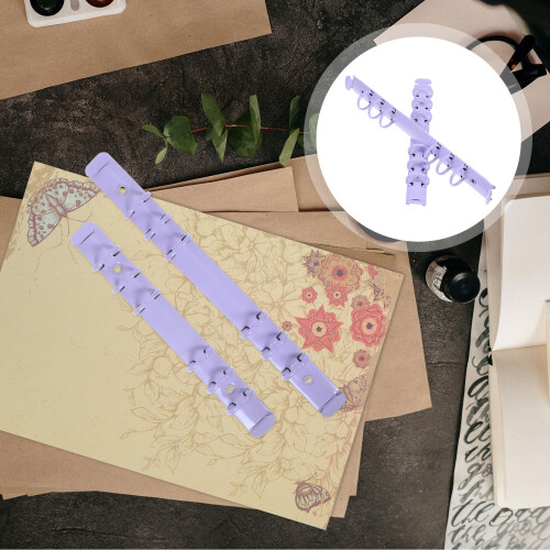 2 Pezzi Inserti Per Raccoglitore Con Clip Segmentate 2