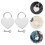 2 Set Serrature A Cuore Per Bagagli Decorative 4
