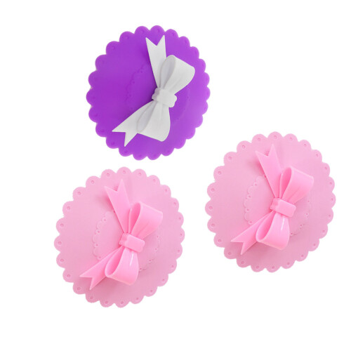 3 Pezzi In Silicone Con Fiocco Per Tazza 2