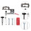 1Ensemble Kit De Perçage Pour Charnière 35Mm Aluminium 4