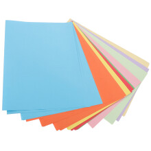 50 Arkuszy A4 Kolorowego Papieru Do Origami, Pakowania I Kopiowania