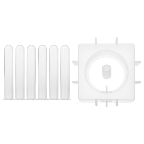 1Set Hydroponischer Vase Silikonform Mit 6 Röhrchen Für DIY