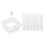 1Set Hydroponischer Vase Silikonform Mit 6 Röhrchen Für DIY 4