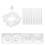 1Set Hydroponischer Vase Silikonform Mit 6 Röhrchen Für DIY 5