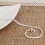 Corrente Com Pulseira De Tornozelo Prata Para 11