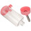 400Ml Garrafa Animal Sem Gotejamento Com Gancho Rosa 5