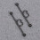 2 Pares De Industriais Barbell Com Fecho De 8