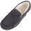 (UK13, Dark Grey) Monty, Suede Wool Moccasins with Rubber Sole 1