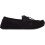 (UK13, Black) Monty, Suede Wool Moccasins with Rubber Sole 4