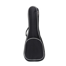 Small Guitar Bag Oxford Cloth With Pockets And Backpack Strap For Ukulele Case Protective Cover Black