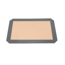 tapis de cuisson en silicone réutilisable et respectueux de l'environnement, antiadhésif, pour pâtisserie, 30 x 20 cm, gris