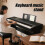 Piano Music Stand Portable Adjustable Thickened Baffle Multiple Models For Pianists Home Practice Stage Performance 2