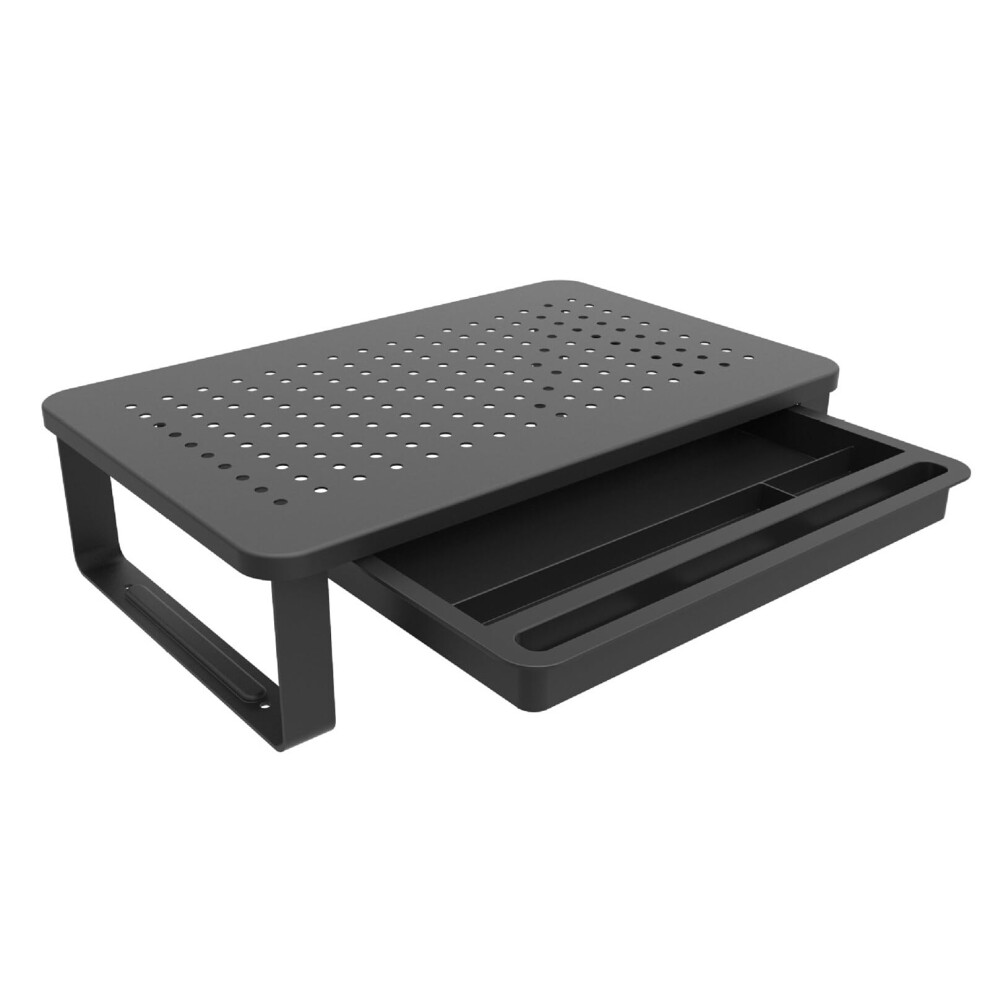 Monitor Stand With Drawer, Desk Laptop Stand, Monitor Riser, Reduces Neck Strain, Compatible With Laptop Notebooks 9354506435127
