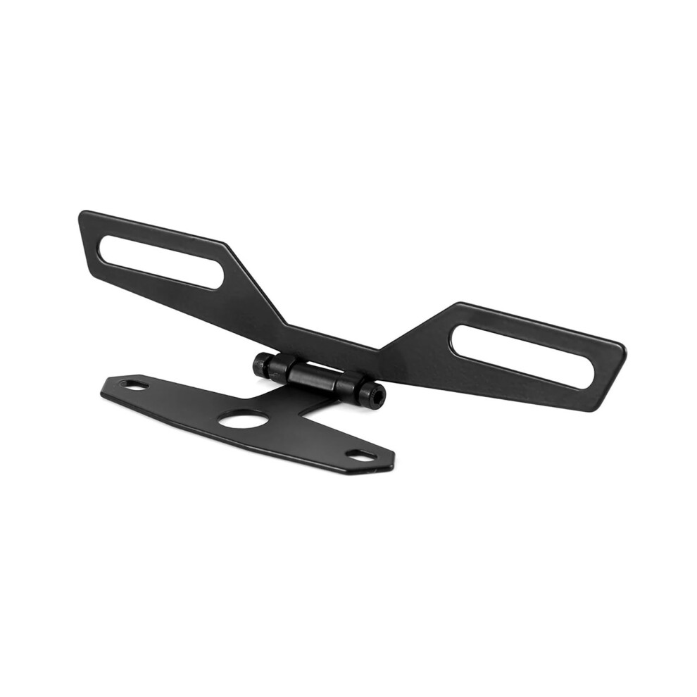 Folding License Plate Tail Holder Rear Bracket Mount For Motorcycle And Atv Universal Fit Light/Black 9084446526585