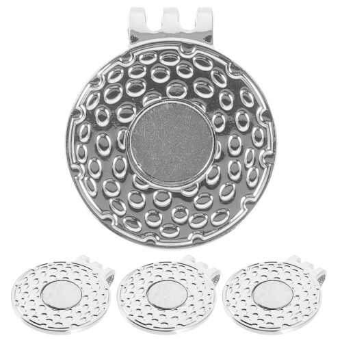 4 Segnapunti Metallo Con Clip Per Cappello