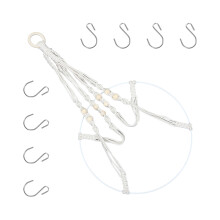 Juego De Estante Colgante Para Hierbas Macramé De