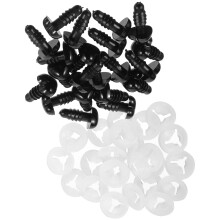 100 Sztuk Plastikowe Nosy Na Bezpieczeństwo Pluszowych Zwierząt