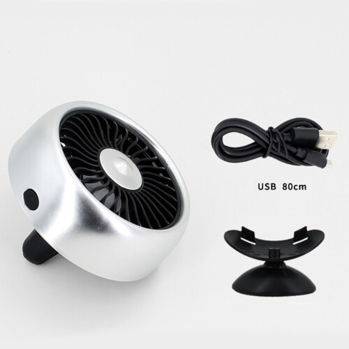 Wentylator USB Do Samochodu Z Regulacją , Srebrny 1