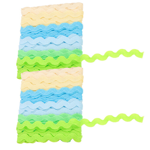 2 Unidades Borda Ondulada Curva Para Decoração 2