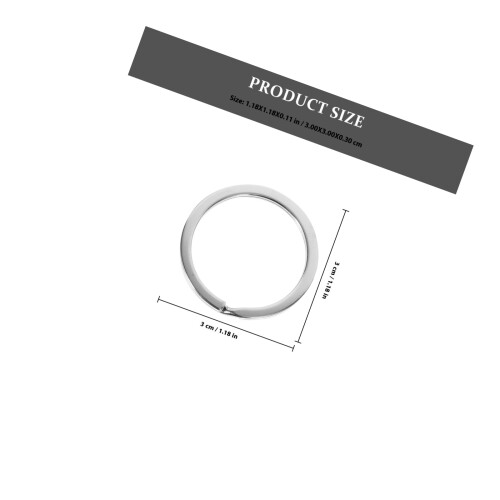 20St Split Ringen Voor Sleutelhanger En Sieraad 1