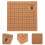 Wood Macrame Board Grid Rope Knotting Projektów Węzłów 5