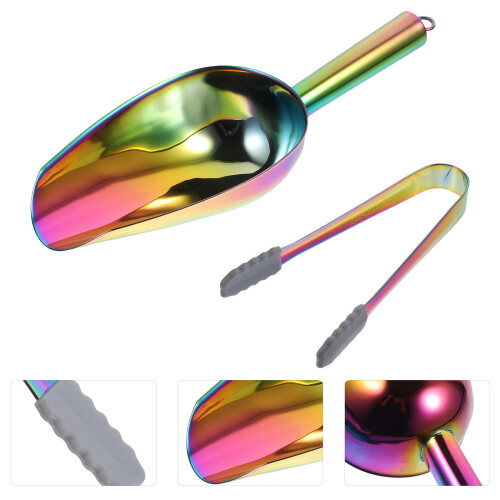 Conjunto De De Aço Inoxidável Com Pinça E 1
