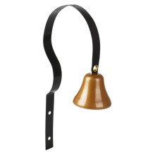 Dog Door Bell Brass Outdoor Potty Training For All Breeds Wall Mounted Indoor Outdoor Black Vintage Tool