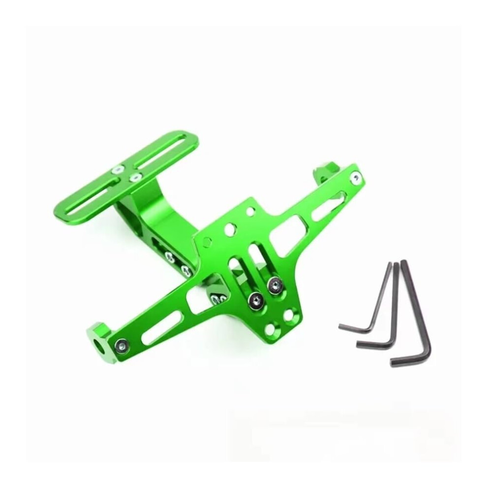 Universal Adjustable Motorcycle License Number Plate Bracket For Rear Turn Signal Lamp Holder Kit Tail Type A 9084446526738