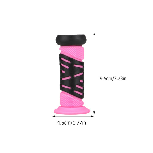 1Paar Kinder Fahrradlenker Schutz Pink 1