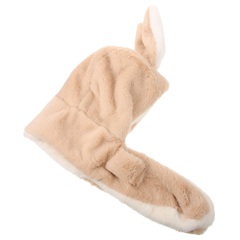 Czapka Zimowa Dzieci Z Pluszu CiepłE Nakrycie Uszy-image