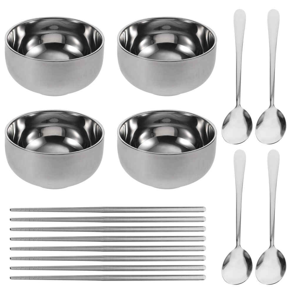 Zestaw Stalowych Miseczek, PałEczek I łYżEk-image