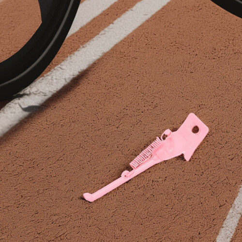 Suporte De Estacionamento Para Bicicletas Com De Pé 2
