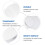3Pcs Discos Acrílico Transparentes Redondos Para 3