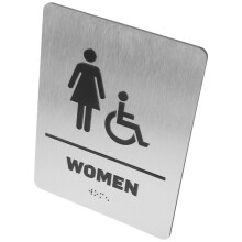 Metal com Braille para Identificação
