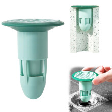 Shower Drain Smell Stopper Silicone Anti Odor Drain Cover Universal Fit Plughole Cover Bathroom Floor Drain Core