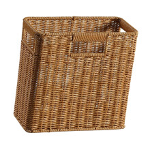 Japanese Woven Basket Rectangular Decorative Storage Newspaper Basket 30cm x 14cm x 29cm