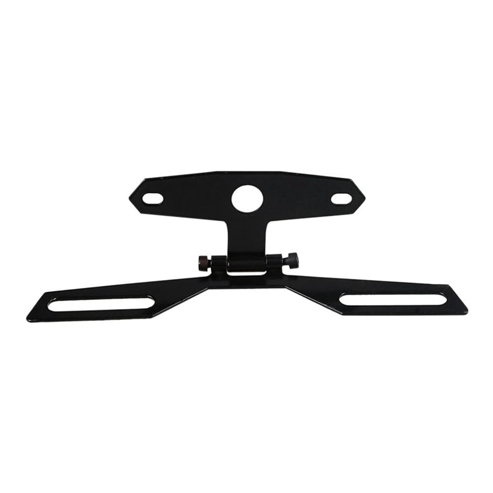 Tail Tidy Folding License Plate Bracket For Atv Dirt Bike Motorcycle Registration Plate Holder Taillight Black 9354506435707