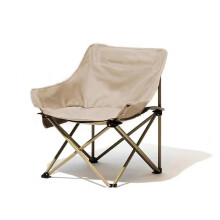 Fishing Chair Outdoor Folding Moon Chair Camping Leisure Painting Stool Color03 Colorful