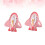 2 Pièces Thermomètre De Bain Étanche Pour Bébé Mignonne Rose 9