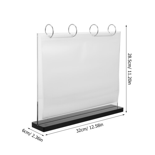 Sign Holder Centerpiece Stojak Na 6 , Do Menu A4 1