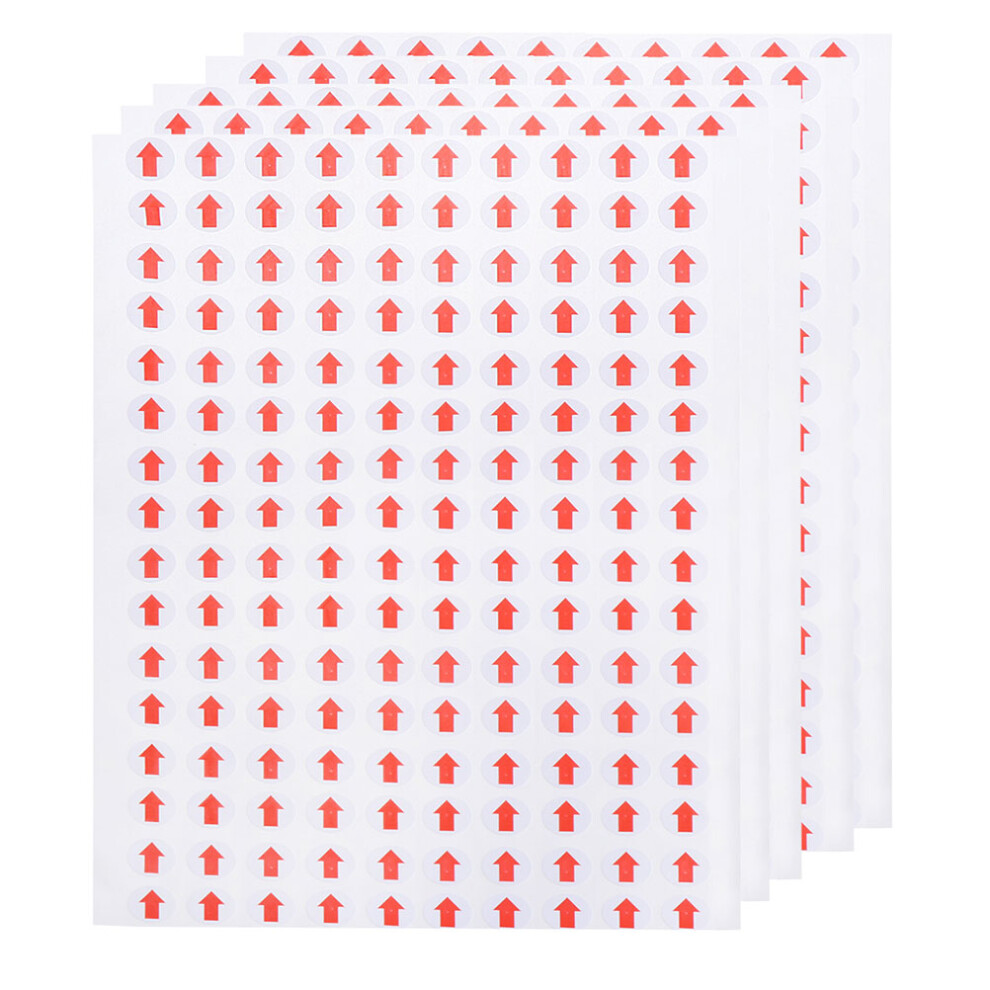 60 Arkuszy Naklejek StrzałEk, Etykiet WskaźNikowych Samoprzylepnych-image