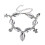 Women Anklets Cadeia De Do Mar Concha Prata 1