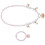 Conjunto Colar De Concha Pulseira Para Infantil 7