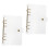 2 Pcs Capa De Caderno Transparente Reutilizável Para Escritório E Casa 4